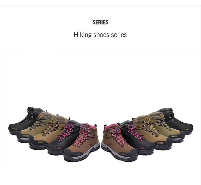 CAMEL Hommes Femmes High Top Chaussures de Randonnée 2019 Durable Imperméable Antidérapant En Plein Air Escalade Trekking Chaussures Militaire Tactique Bottes