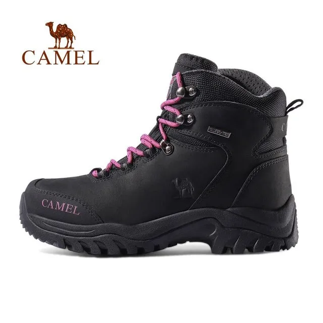 CAMEL Hommes Femmes High Top Chaussures de Randonnée 2019 Durable Imperméable Antidérapant En Plein Air Escalade Trekking Chaussures Militaire Tactique Bottes