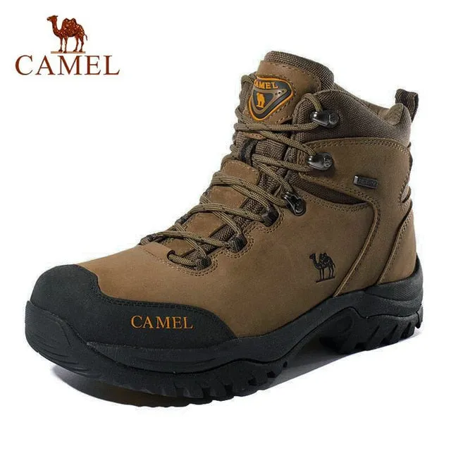 CAMEL Hommes Femmes High Top Chaussures de Randonnée 2019 Durable Imperméable Antidérapant En Plein Air Escalade Trekking Chaussures Militaire Tactique Bottes