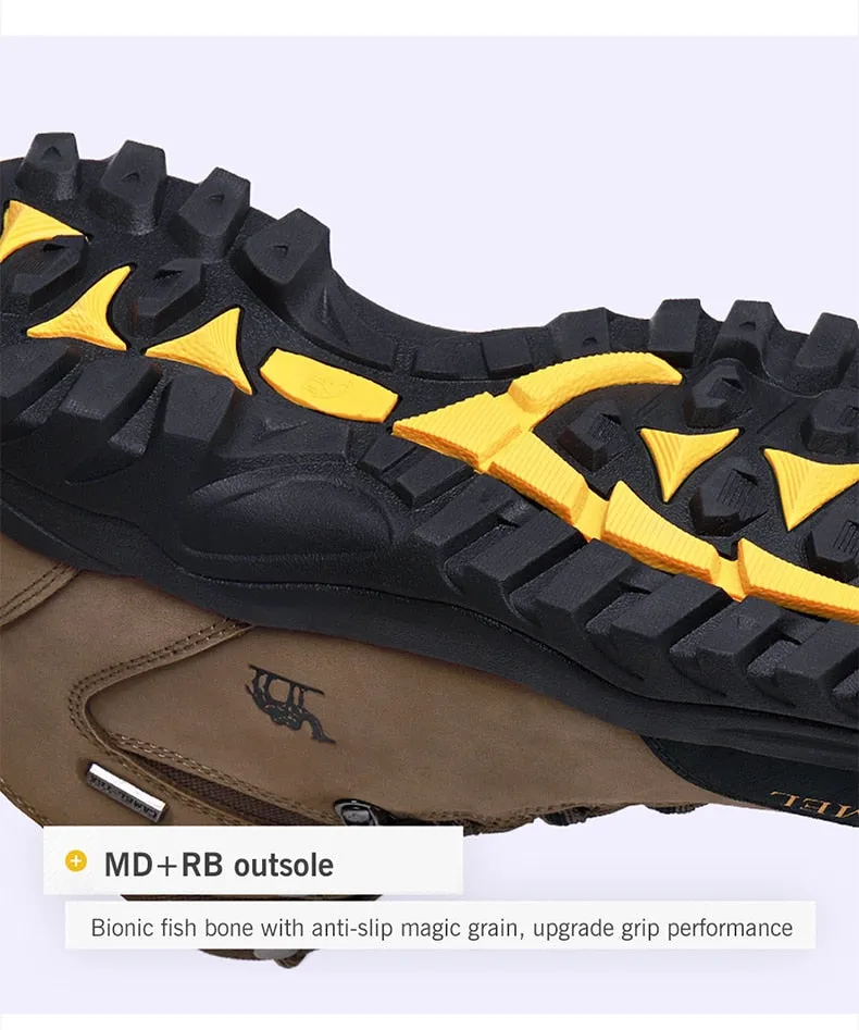 CAMEL Hommes Femmes High Top Chaussures de Randonnée 2019 Durable Imperméable Antidérapant En Plein Air Escalade Trekking Chaussures Militaire Tactique Bottes