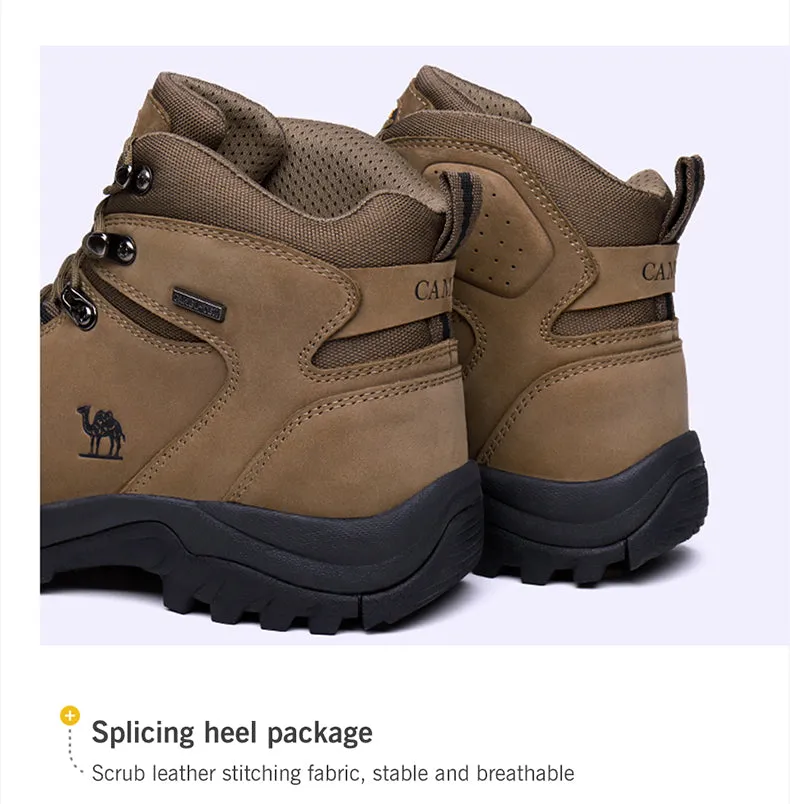 CAMEL Hommes Femmes High Top Chaussures de Randonnée 2019 Durable Imperméable Antidérapant En Plein Air Escalade Trekking Chaussures Militaire Tactique Bottes