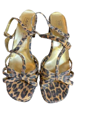Canda Leopard Print Strappy Heels