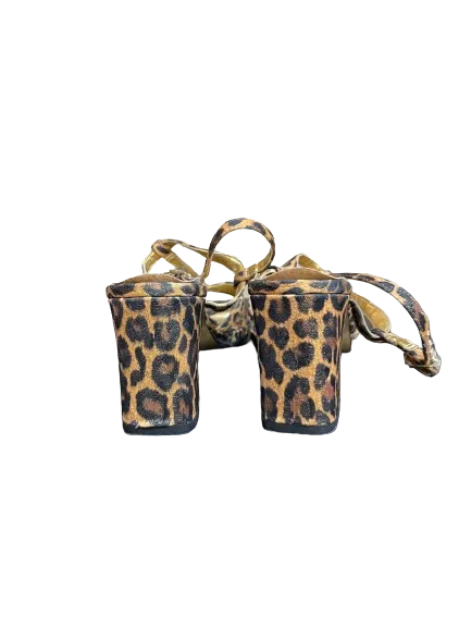Canda Leopard Print Strappy Heels