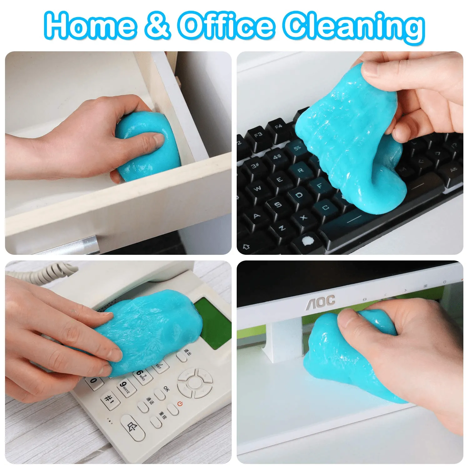 Car Cleaning Gel, Cleaning Gel for Car Cleaning Putty Car Slime for Cleaning Car Detailing Putty Detail Tools Car Interior Cleaner Automotive Car Cleaning Kits Keyboard Cleaner