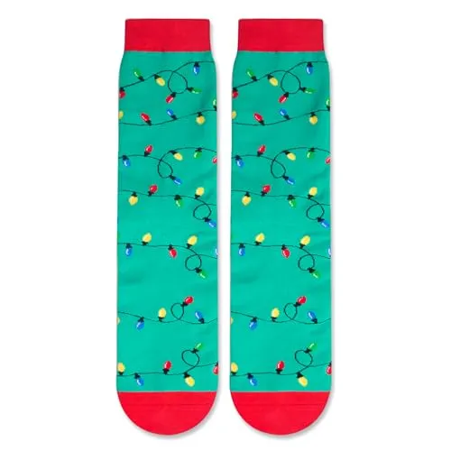 Christmas Gifts for Women Men, Christmas Socks, Christmas Light Socks, Funny Christmas Gifts Unisex, Christmas Vacation Gifts, Xmas Gifts, Holiday Gifts, Christmas Light Gifts