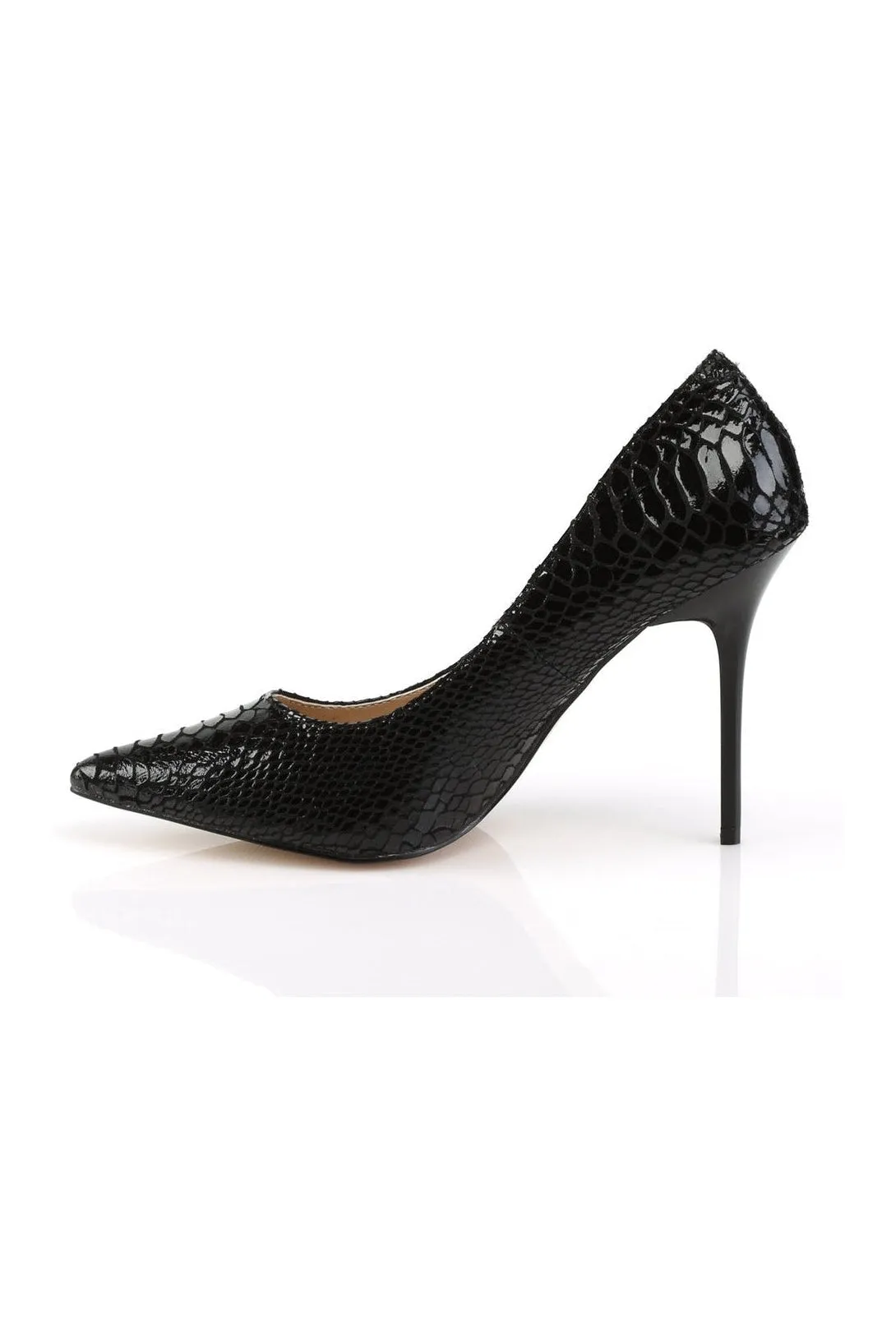 CLASSIQUE-20SP Pump  | Black Genuine Leather