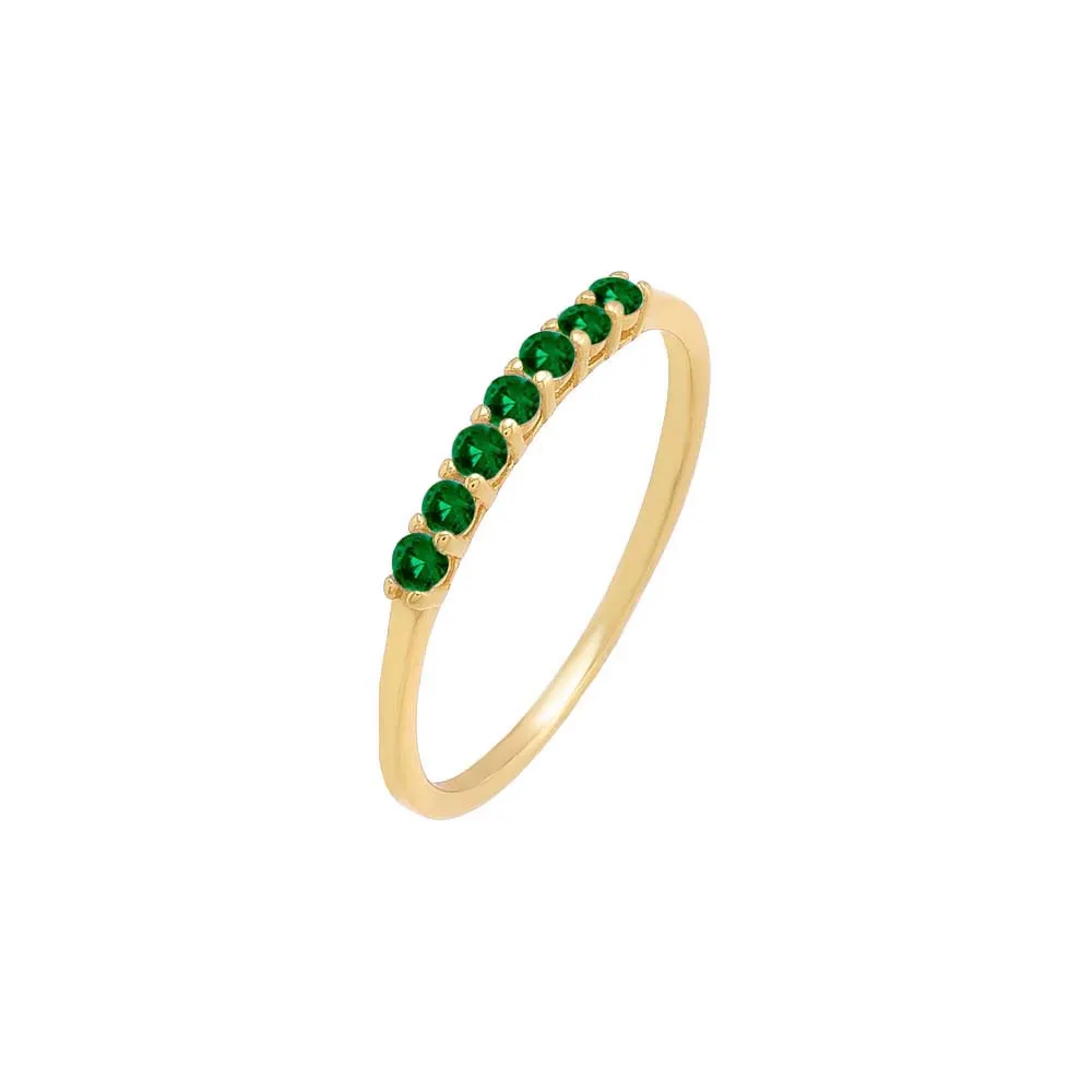 Colored CZ Ring