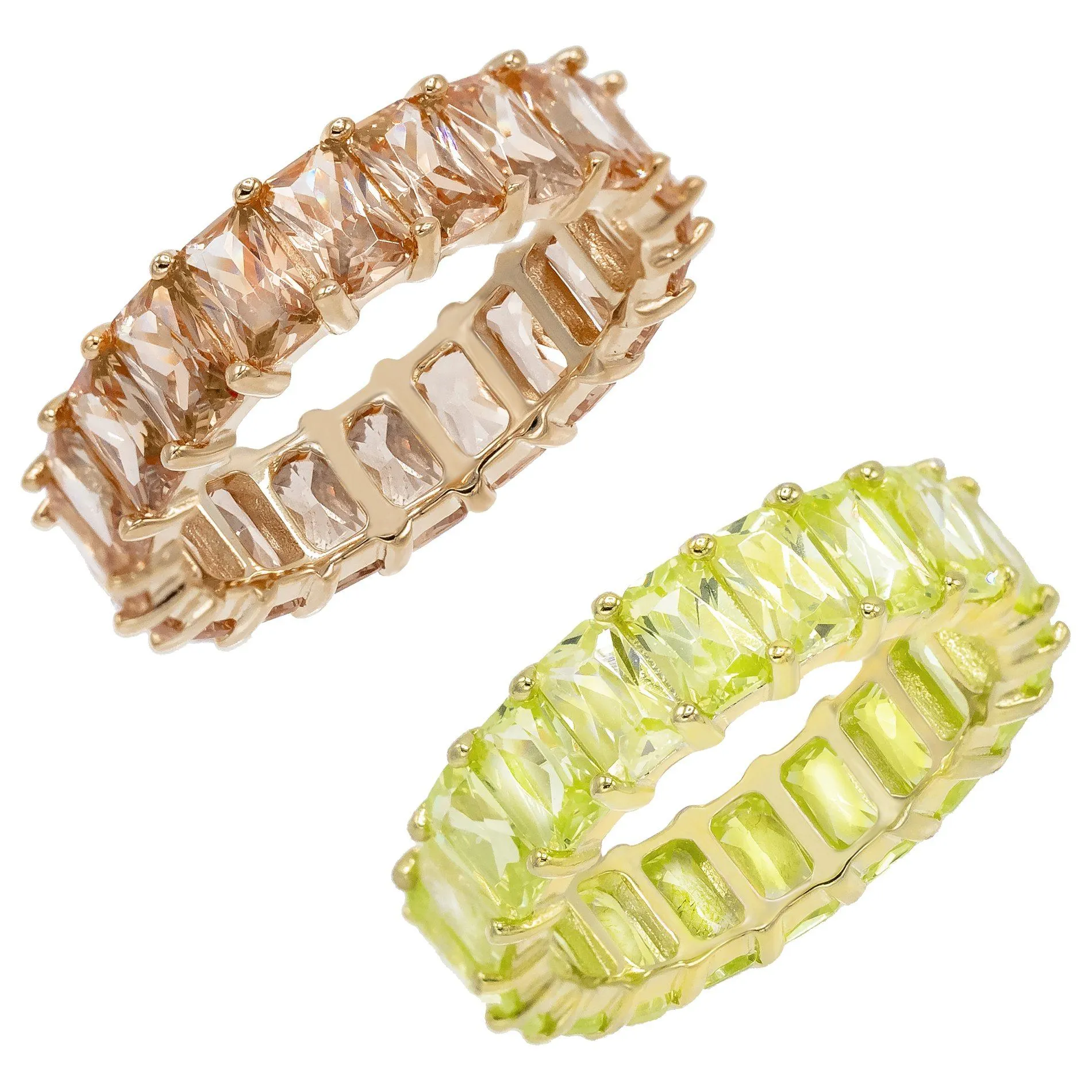 Colored Eternity Band Combo Set