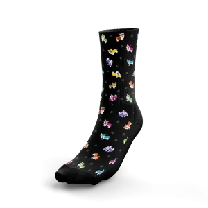 Colorful Corgi Crew Socks