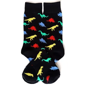 'Colorful Dinosaur' Crew Socks