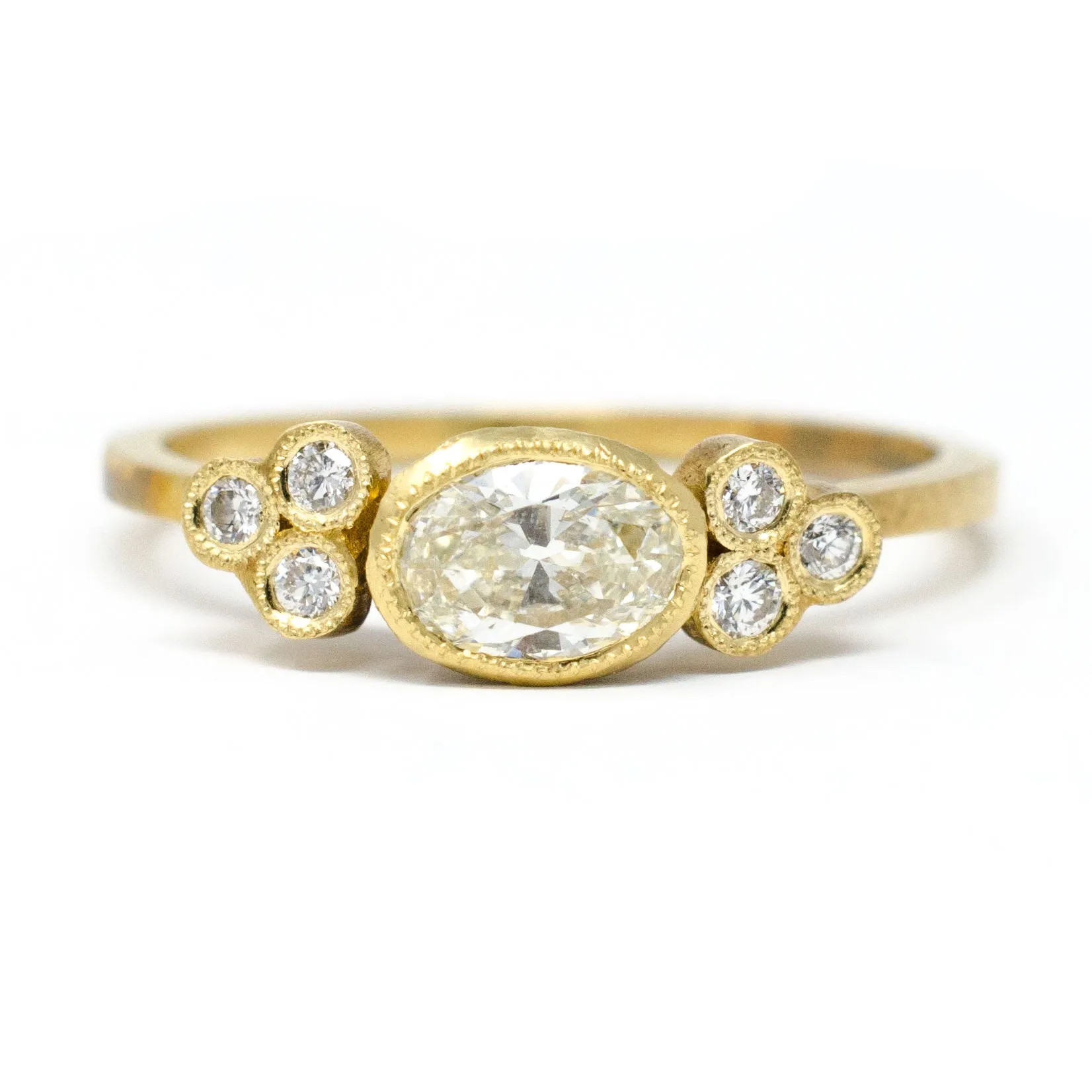 Constellation Oval Cluster Ring