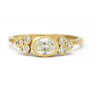 Constellation Oval Cluster Ring