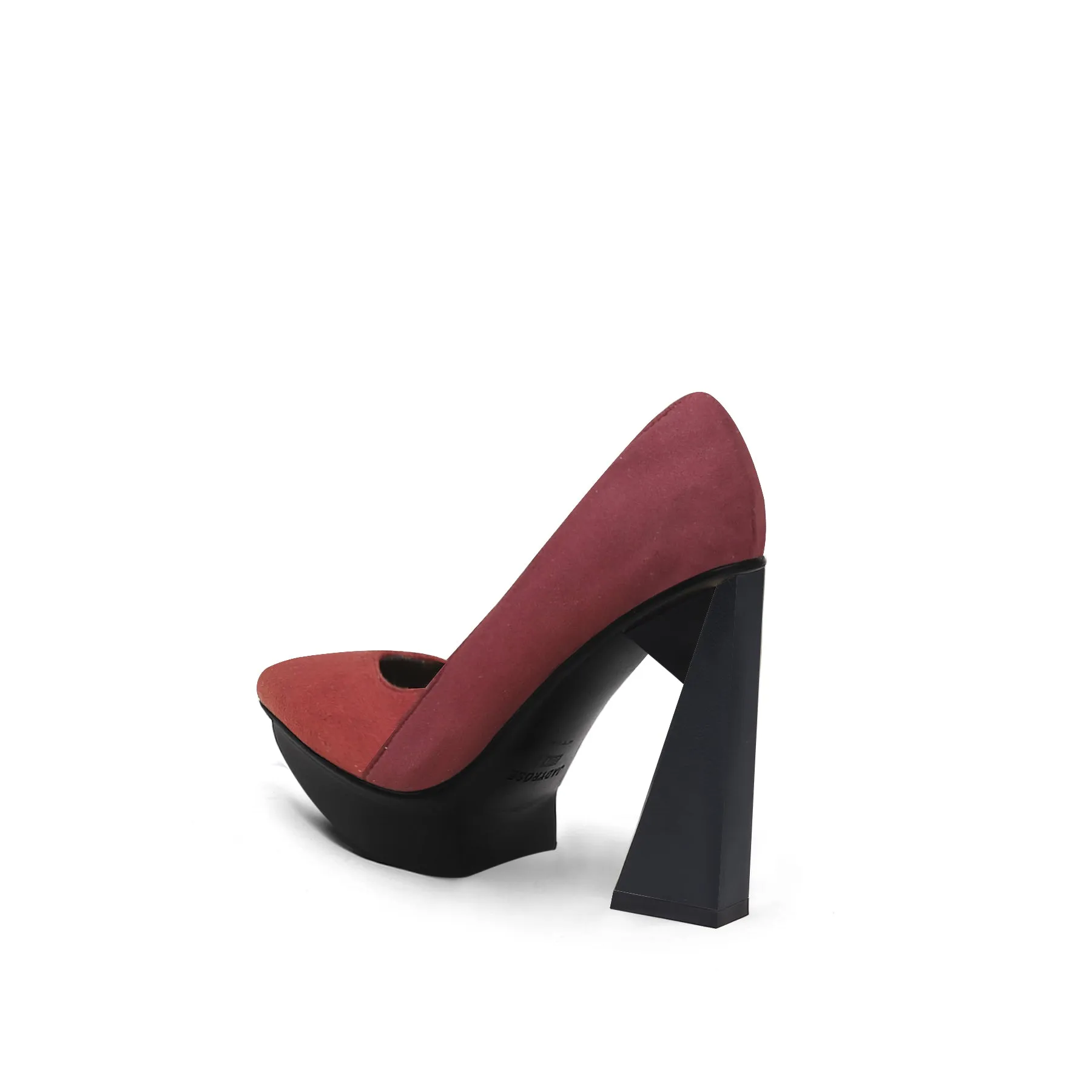 Copeland Leather Heel Pump - Claret