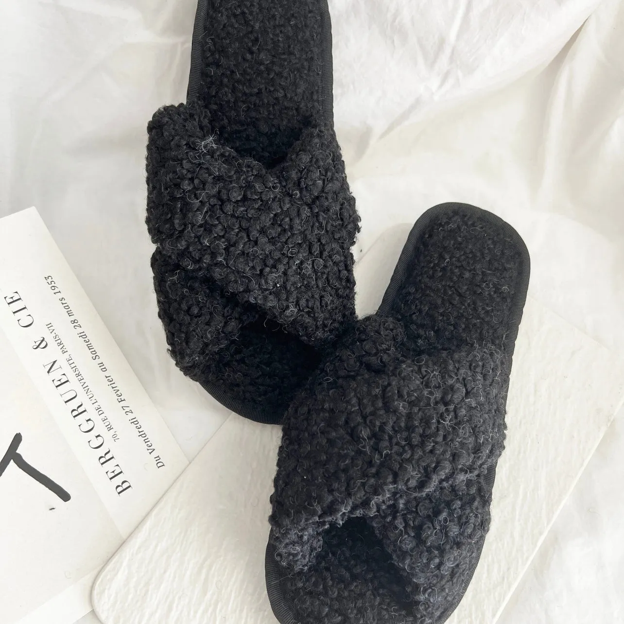 Cozy Sherpa Slippers - LAST ONE
