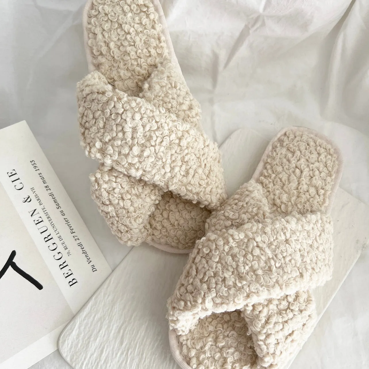 Cozy Sherpa Slippers - LAST ONE