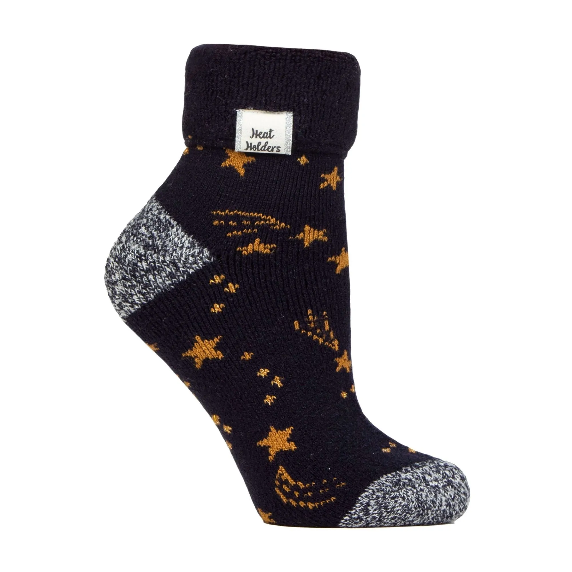 Cozy Turn-Over Cuff Lounge Socks | Warm Winter Socks for Women