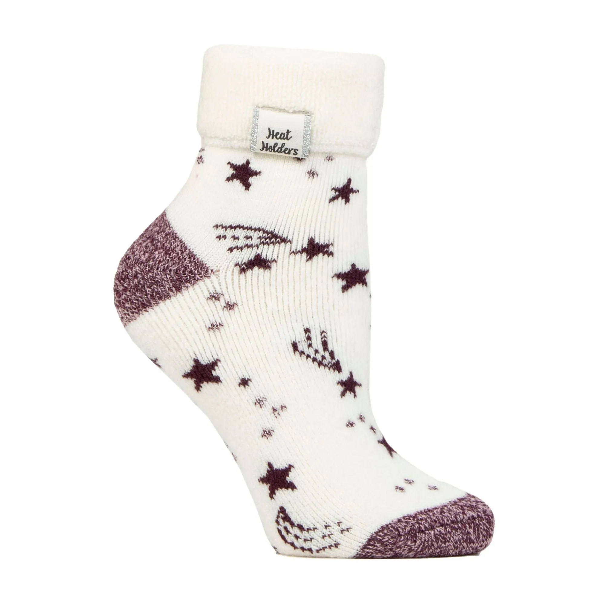 Cozy Turn-Over Cuff Lounge Socks | Warm Winter Socks for Women