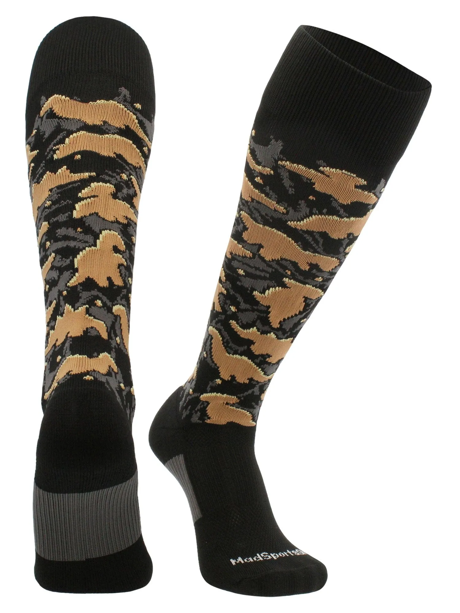 Crazy Dinosaur Chicken Nugget Socks Over the Calf