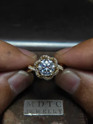 Custom  Engagement Ring  wedding bands