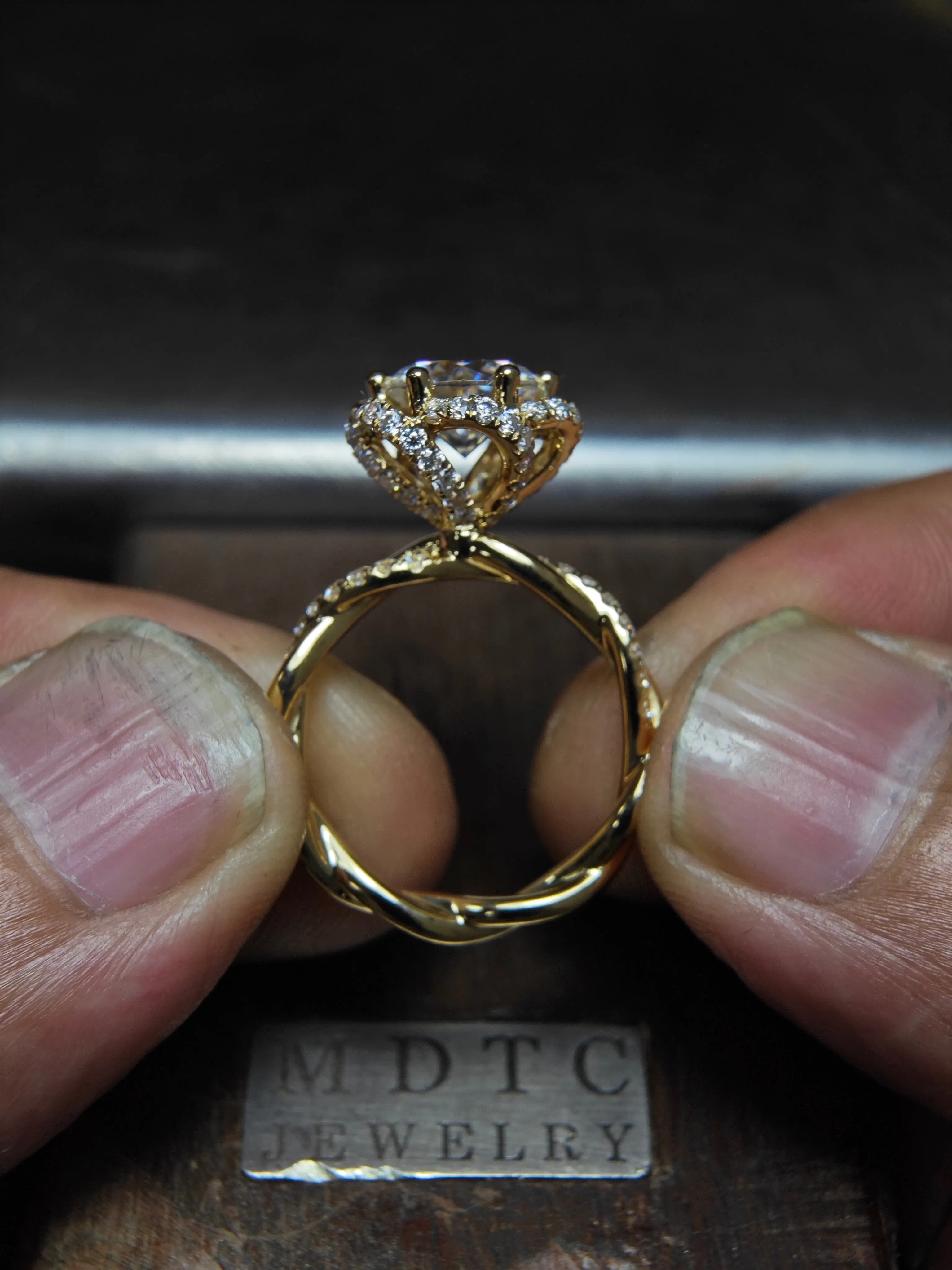 Custom  Engagement Ring  wedding bands