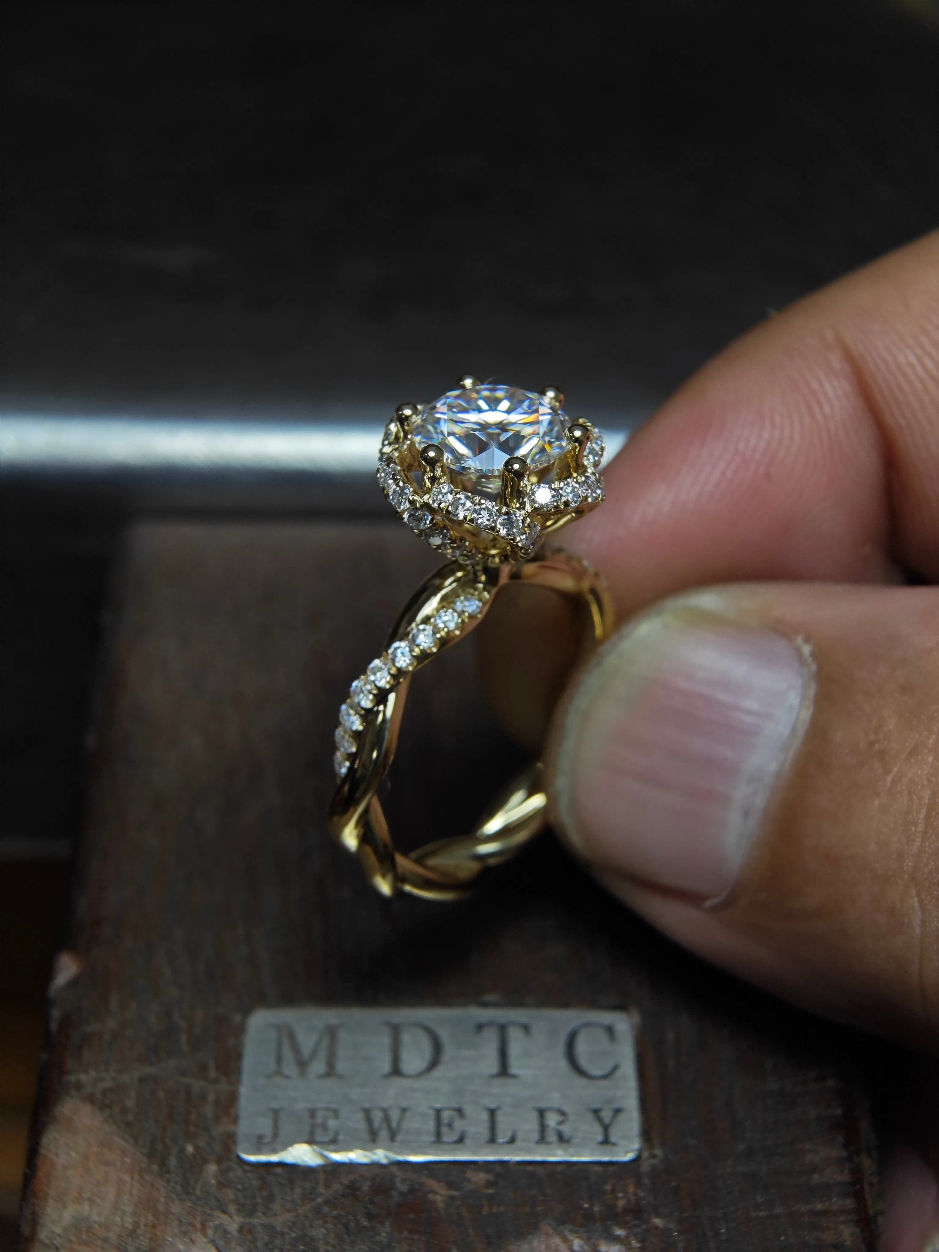 Custom  Engagement Ring  wedding bands