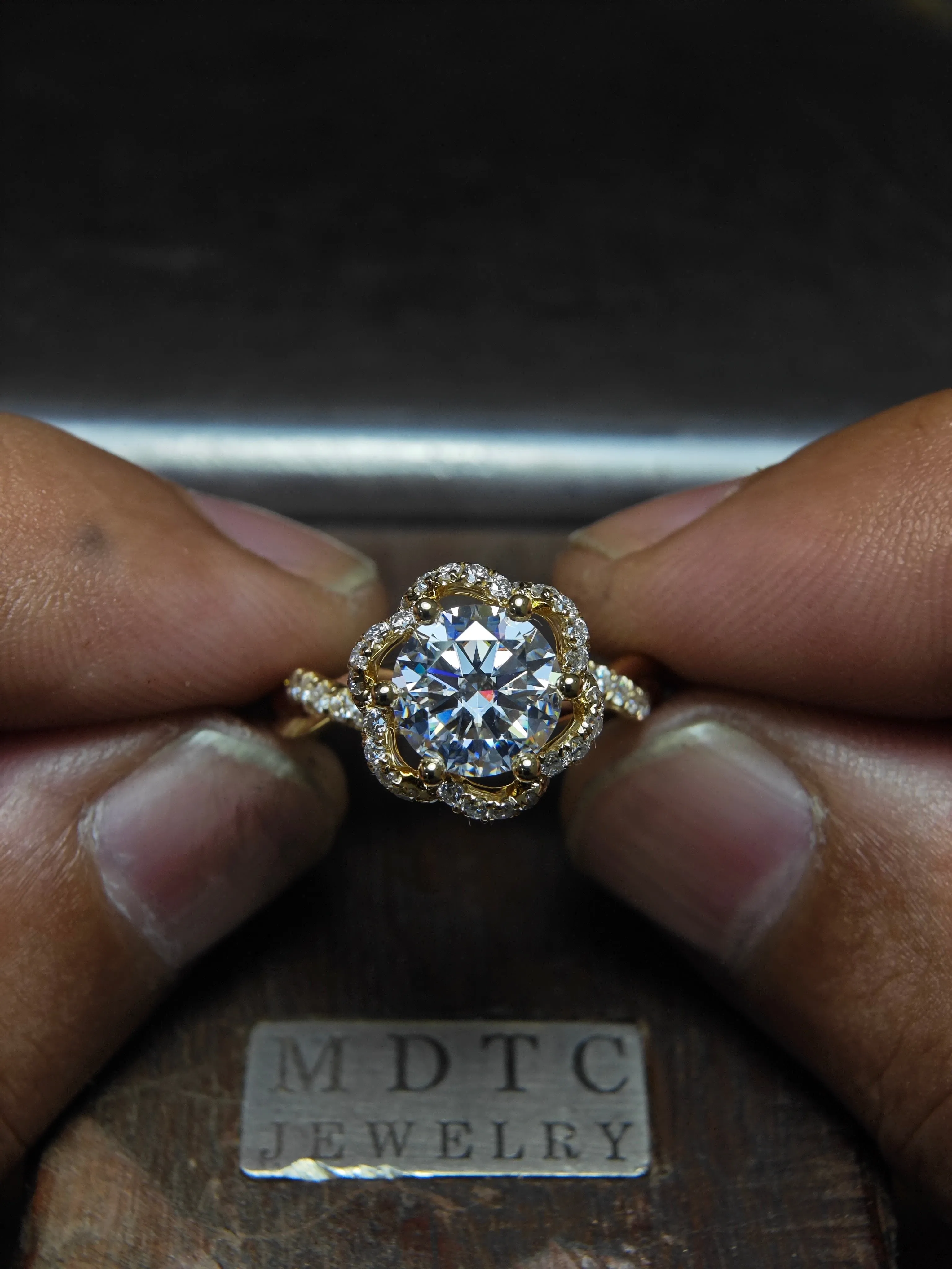 Custom  Engagement Ring  wedding bands