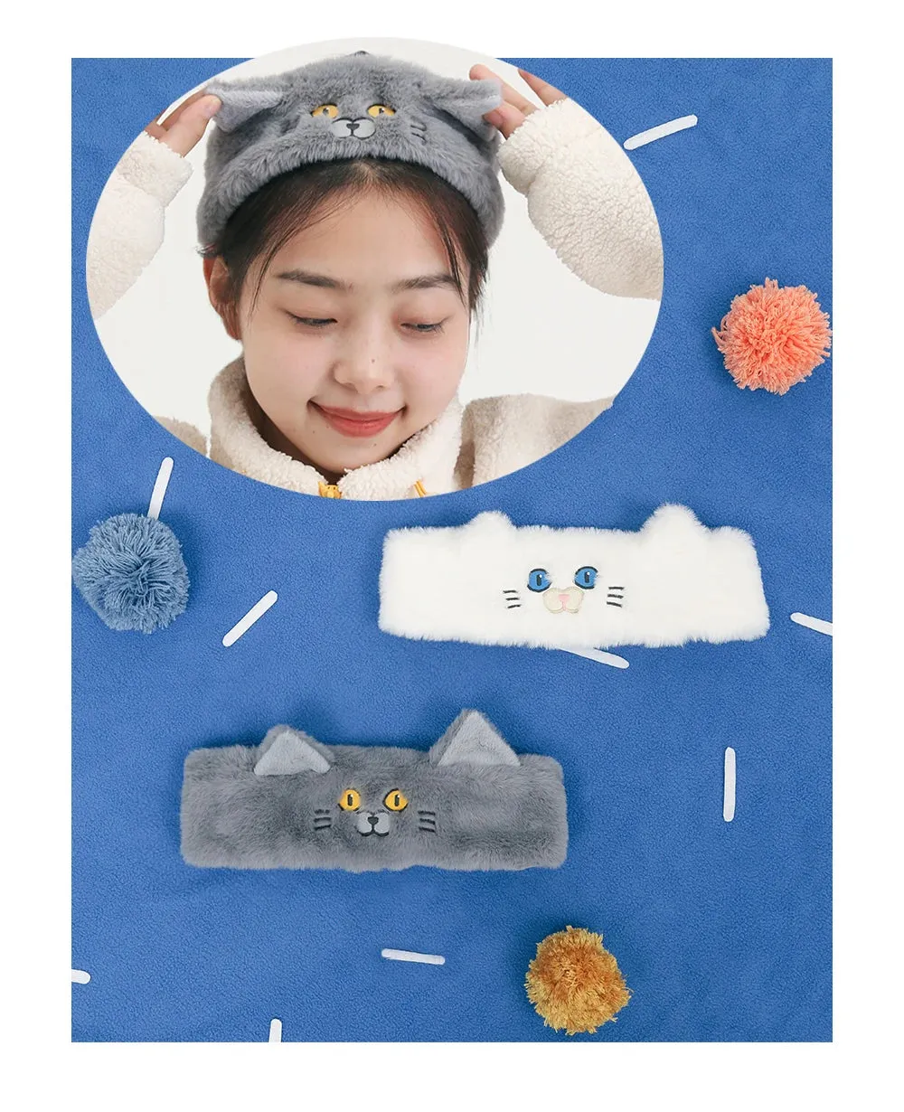 Cute Cartoon Cat Plush Slippers – Cozy Indoor Furry Slippers for Women & Men | Soft Winter Warmth