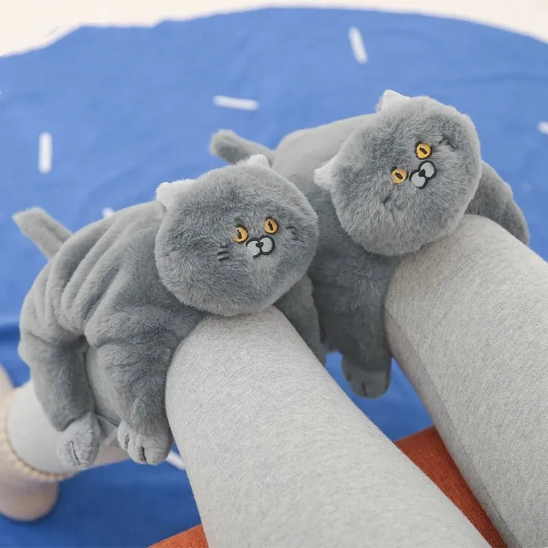 Cute Cartoon Cat Plush Slippers – Cozy Indoor Furry Slippers for Women & Men | Soft Winter Warmth