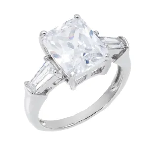 CZ Rectangle Ring