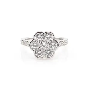 Diamond Cluster Ring