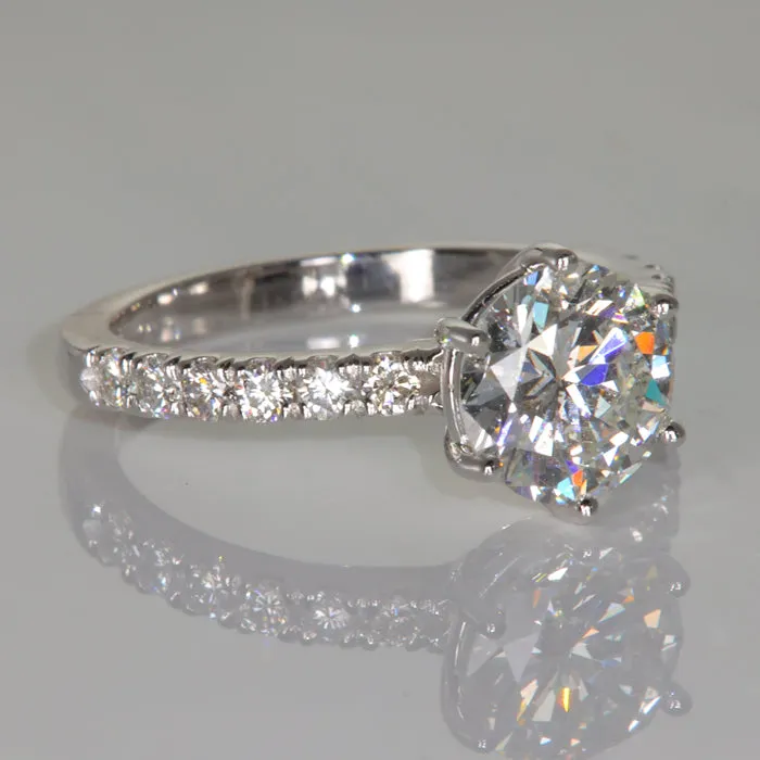 Diamond Engagement Ring 1.99 Carat Center Diamond