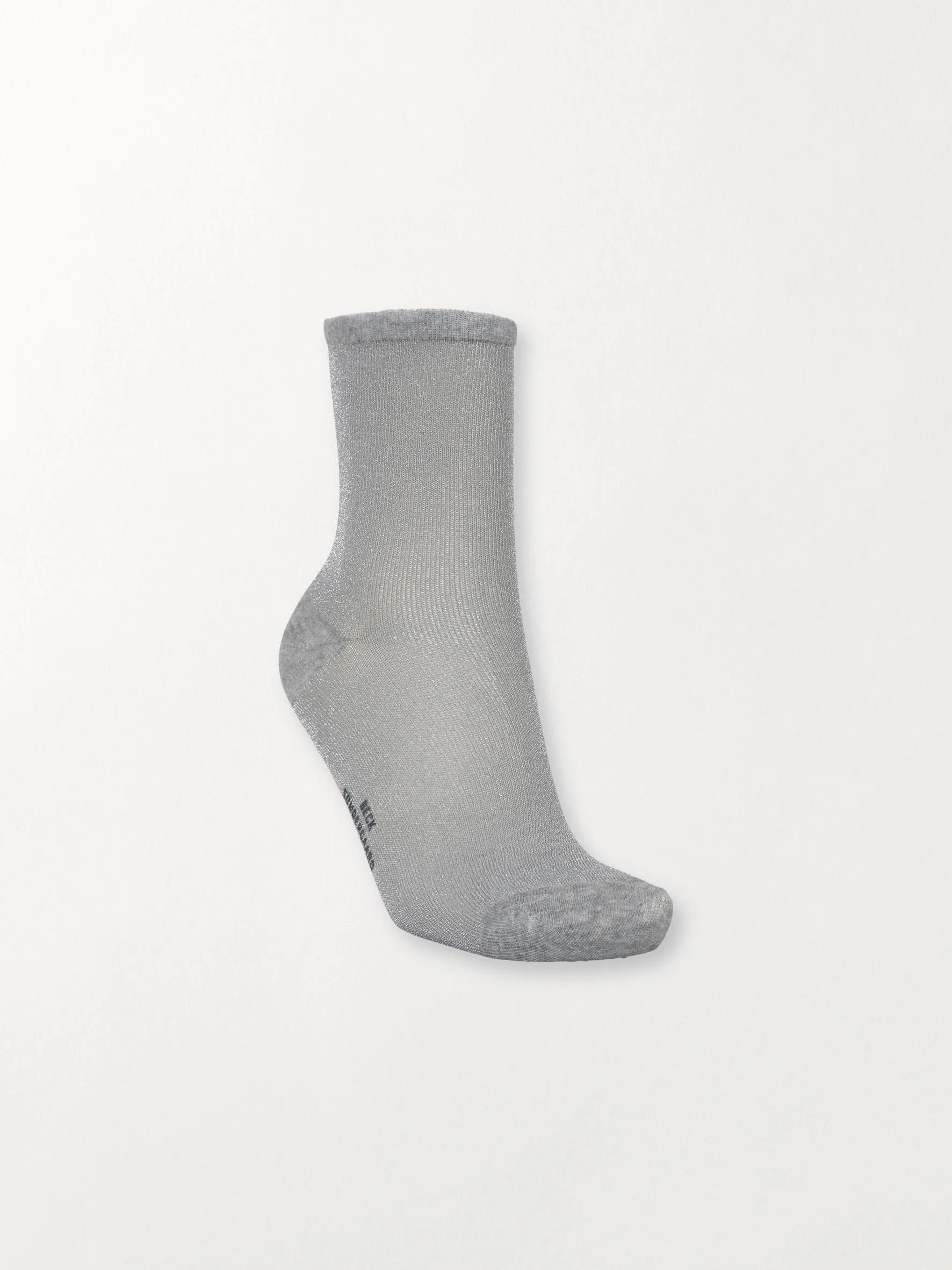 Dina Solid Glittersock - Grey