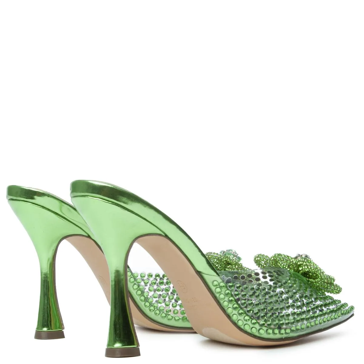 Divinny-1 Clear Rhinestone Pump