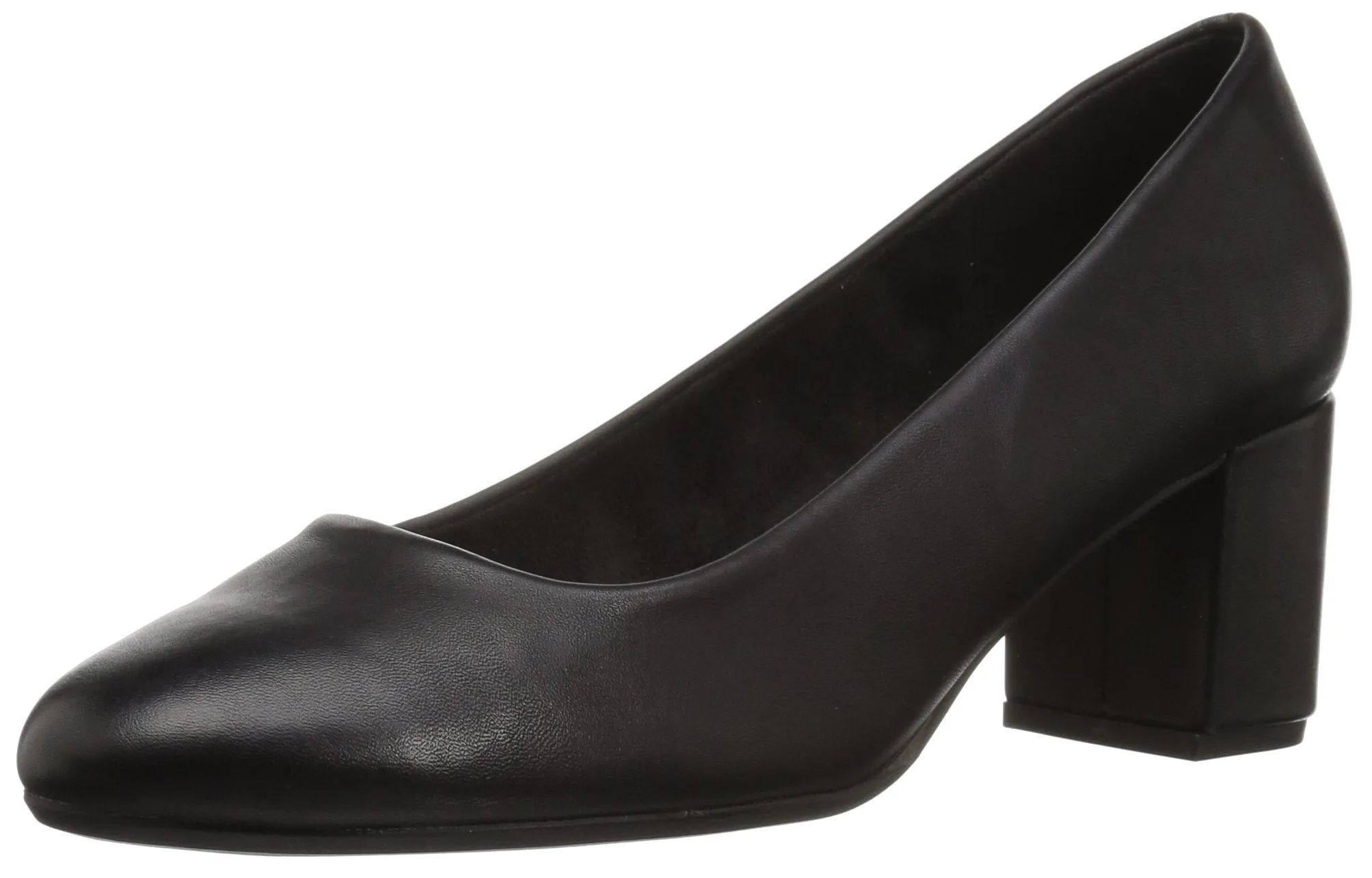 Easy Street Women's Proper Pump, Black, 8 Narrow