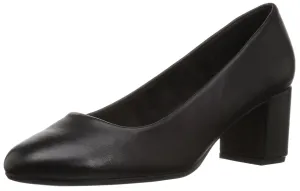 Easy Street Women's Proper Pump, Black, 8 Narrow