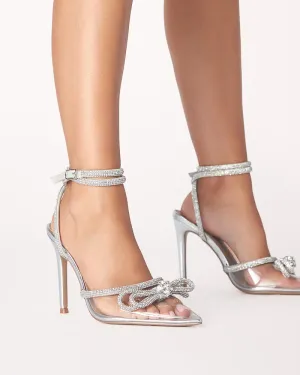 Elope Clear Silver Pump