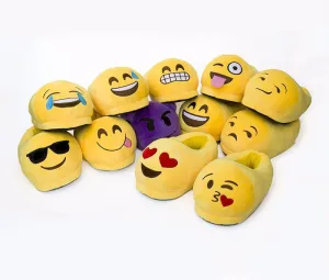 Emoji Slippers Cartoon Plush Slipper Home With The Full Expression Women/ Men Slippers House Shoes One Pair