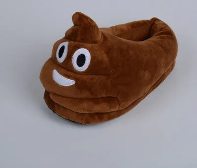 Emoji Slippers Cartoon Plush Slipper Home With The Full Expression Women/ Men Slippers House Shoes One Pair