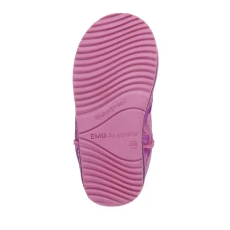 EMU Australia Brumby Rainbow Unicorn Waterproof Sheepskin Boot - Deep Pink
