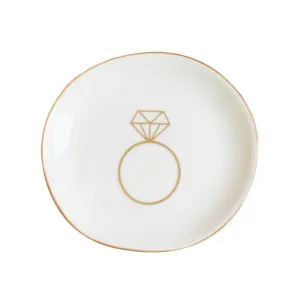 Engagement Ring Jewelry Dish - Home Decor & Gifts