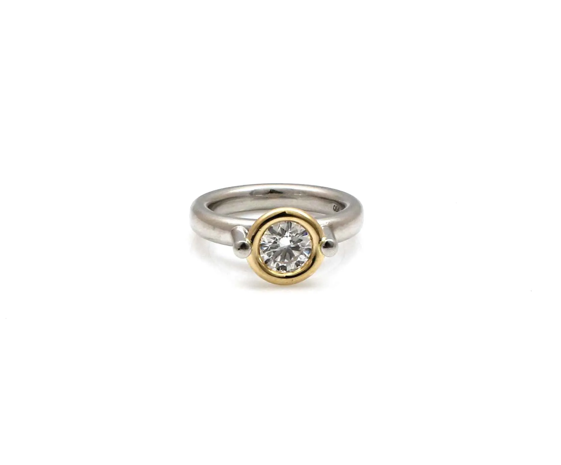 Engagement Ring   Wedding Band Set