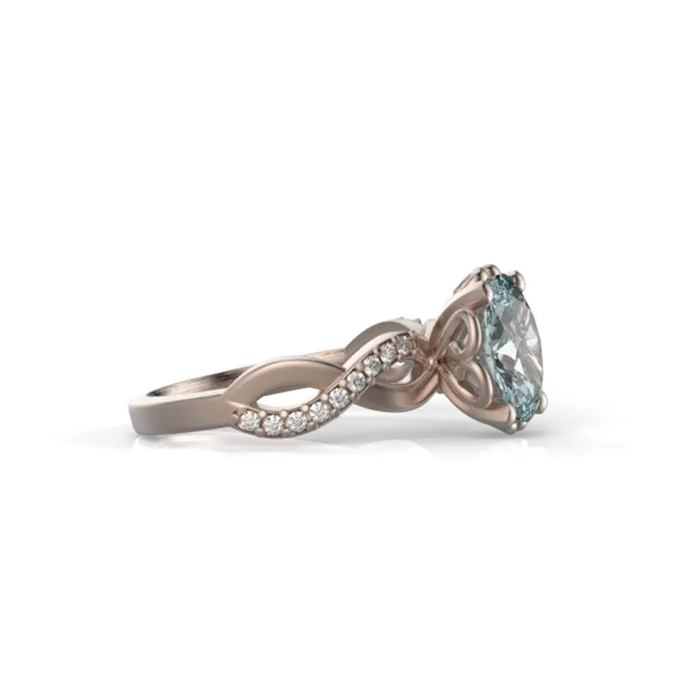 Eve - Aquamarine Ring