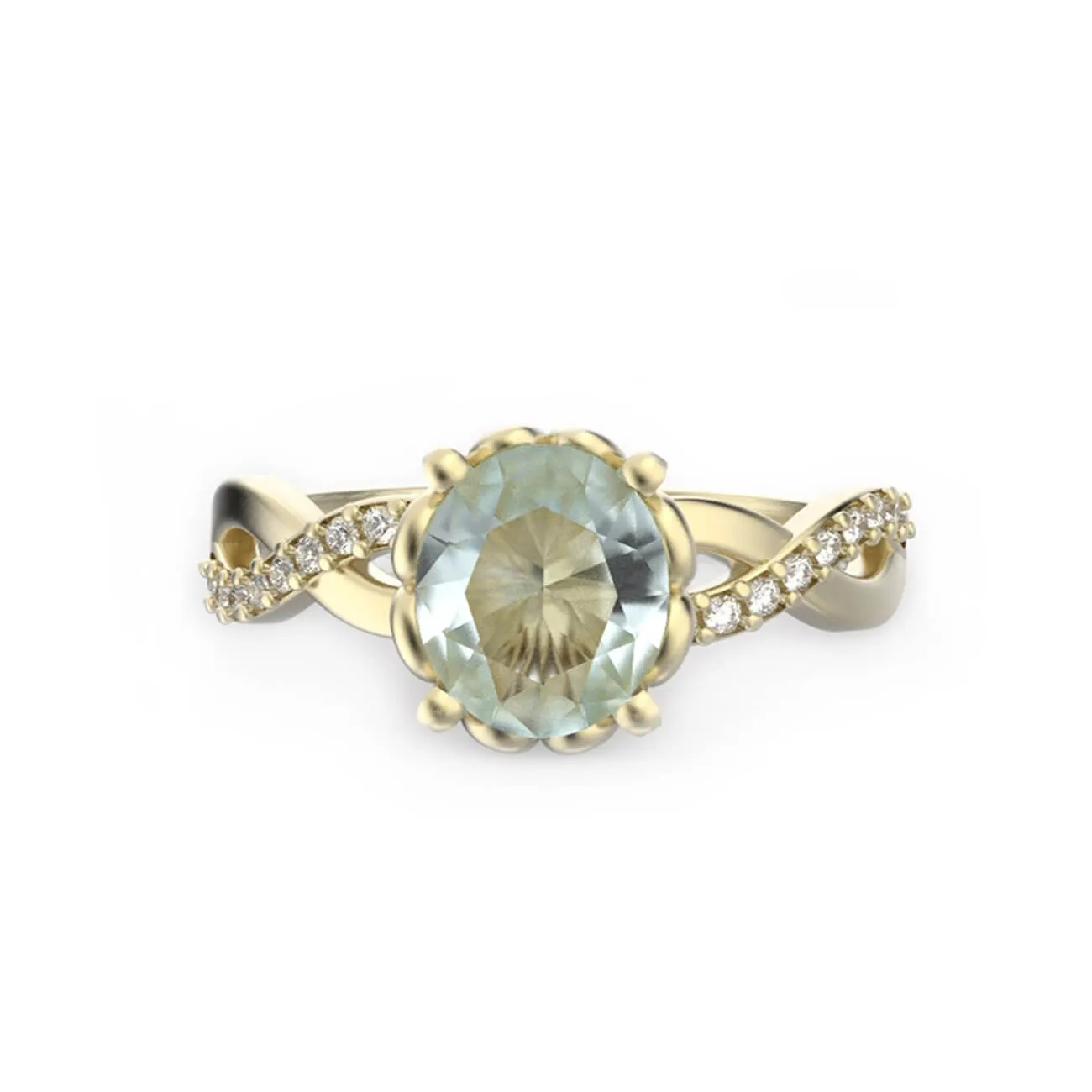 Eve - Aquamarine Ring