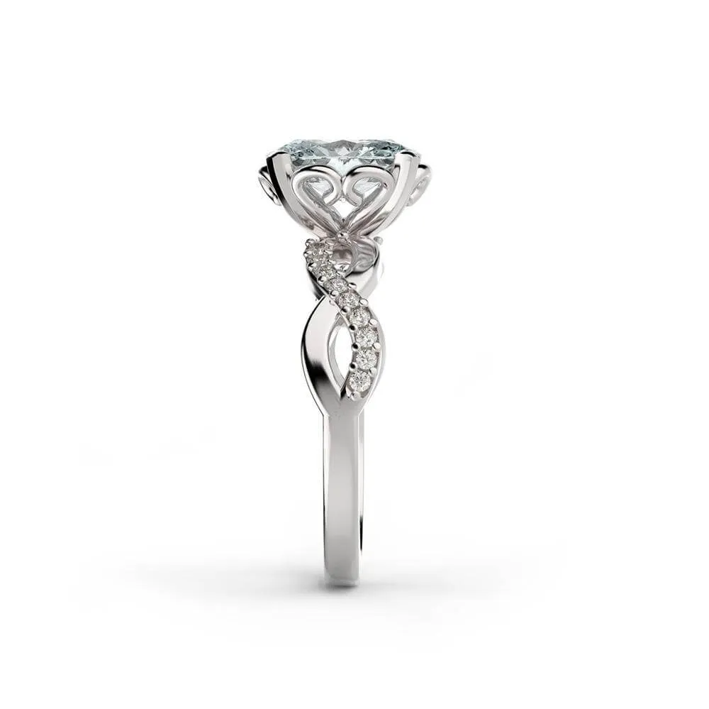 Eve - Aquamarine Ring