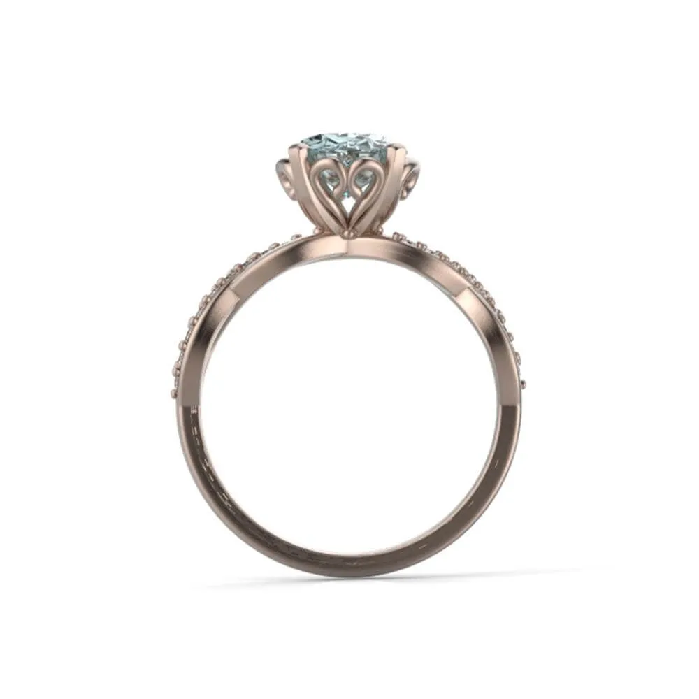 Eve - Aquamarine Ring