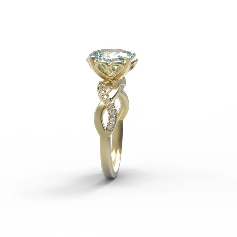 Eve - Aquamarine Ring