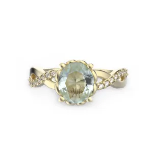 Eve - Aquamarine Ring