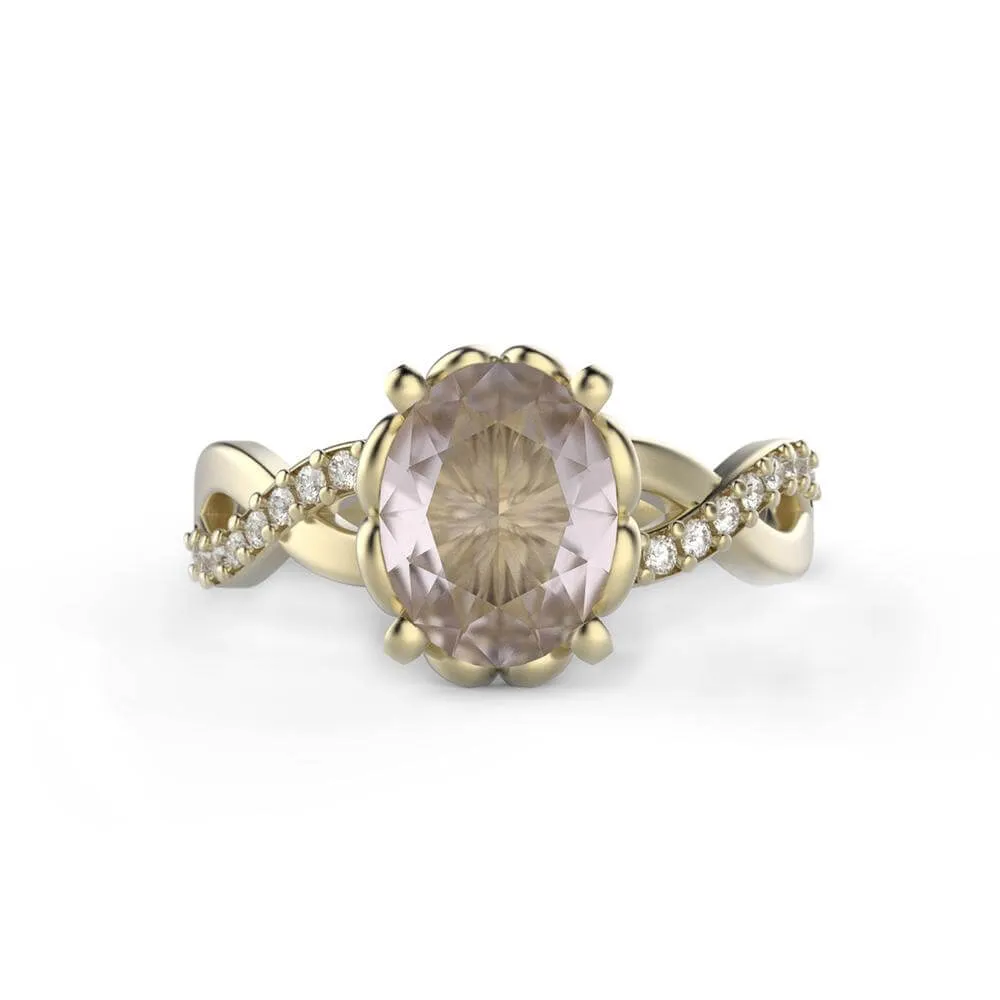 Eve - Morganite ring