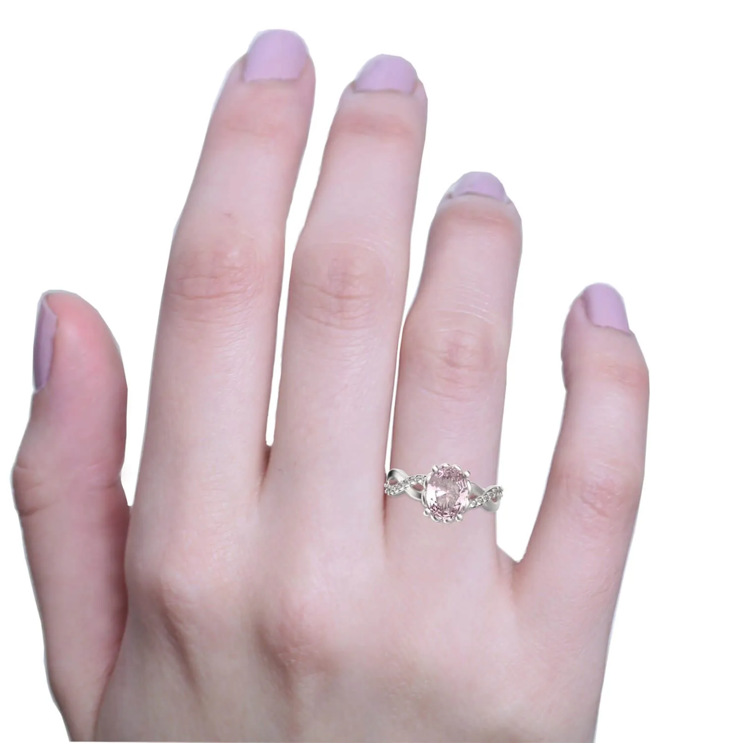Eve - Morganite ring