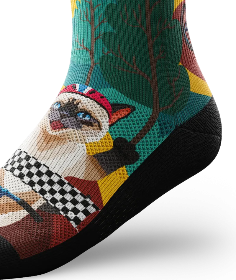 Fast and Furriest Crew Socks